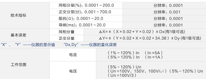 互感器校验仪技术参数